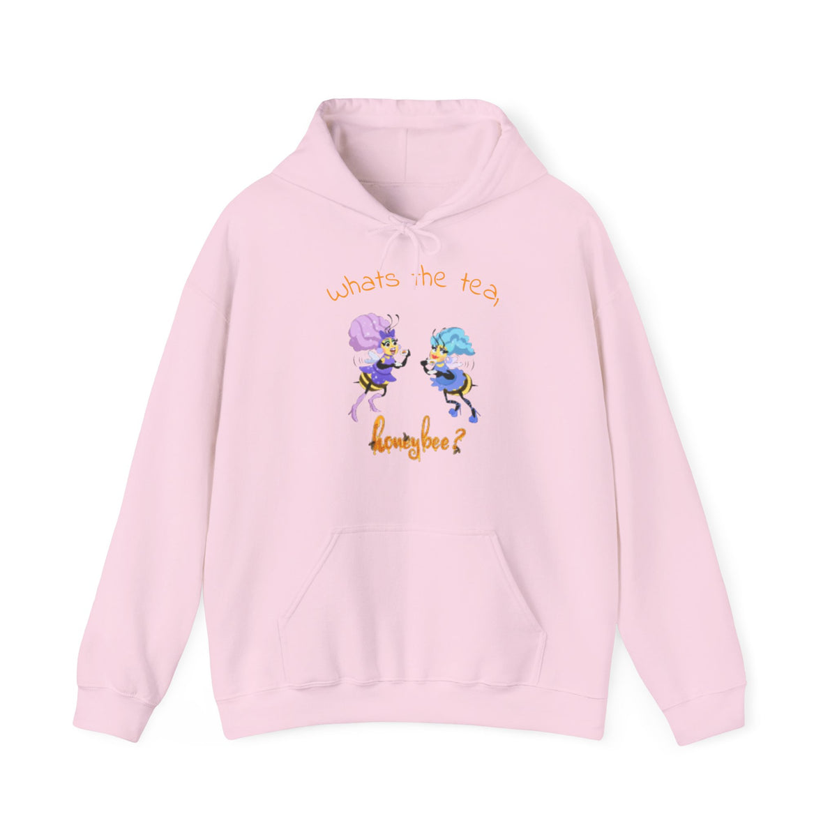 What’s the Tea, Honeybee? Hoodie — Cute Bee Tea Party Graphic Sweatshirt