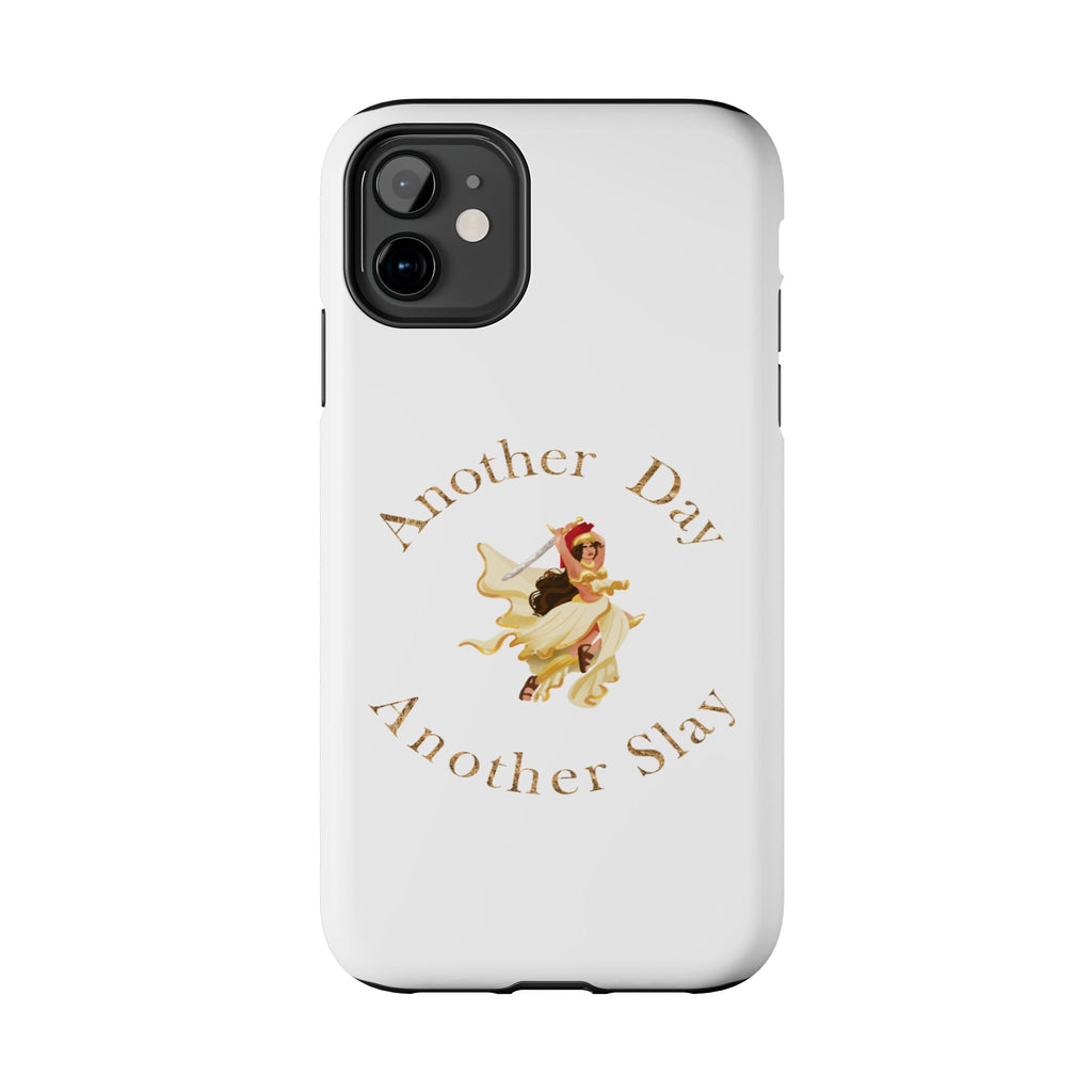 Another Day Another Slay phone case | Vintage Pinup Warrior design