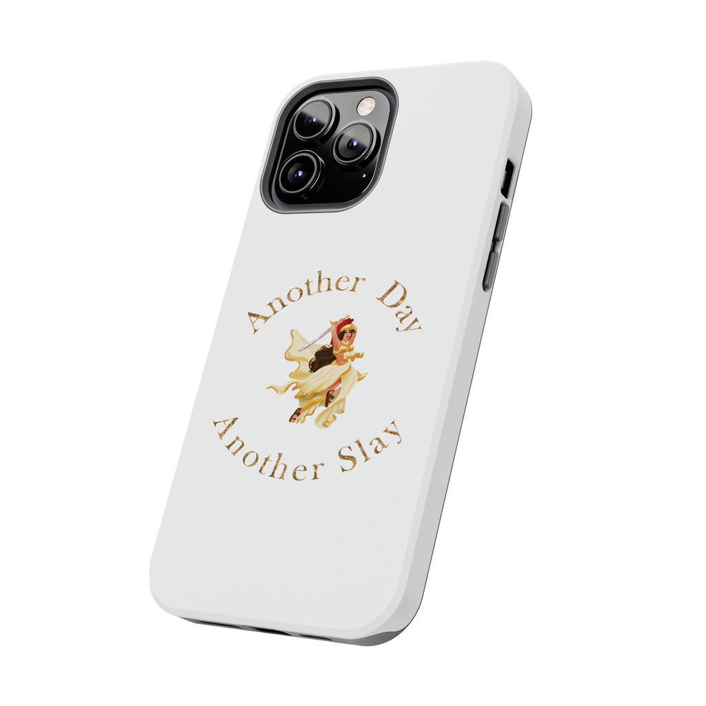 Another Day Another Slay phone case | Vintage Pinup Warrior design