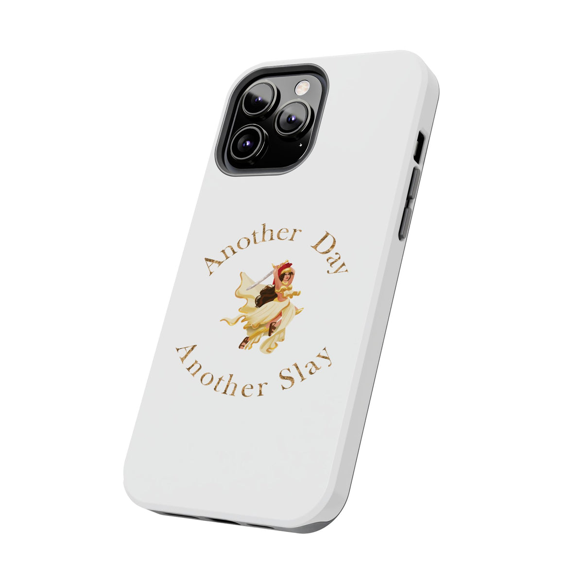 Another Day Another Slay phone case | Vintage Pinup Warrior design