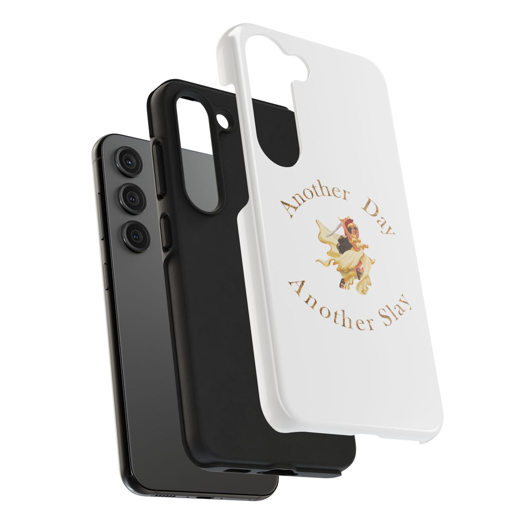 Another Day Another Slay phone case | Vintage Pinup Warrior design