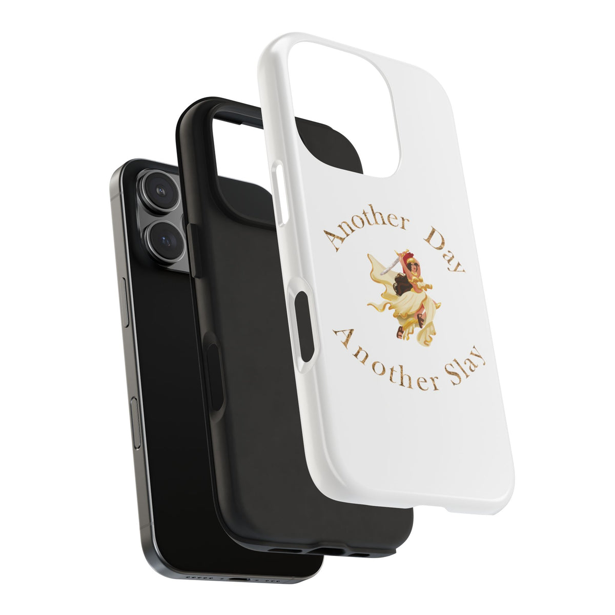 Another Day Another Slay phone case | Vintage Pinup Warrior design