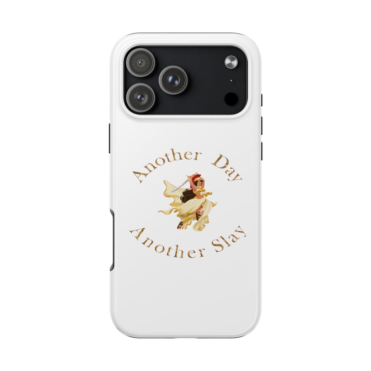 Another Day Another Slay phone case | Vintage Pinup Warrior design