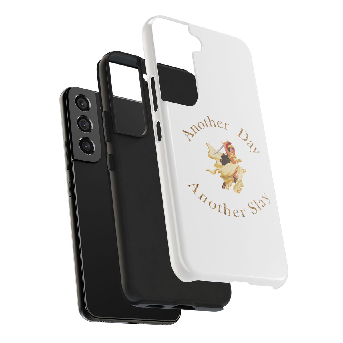 Another Day Another Slay phone case | Vintage Pinup Warrior design