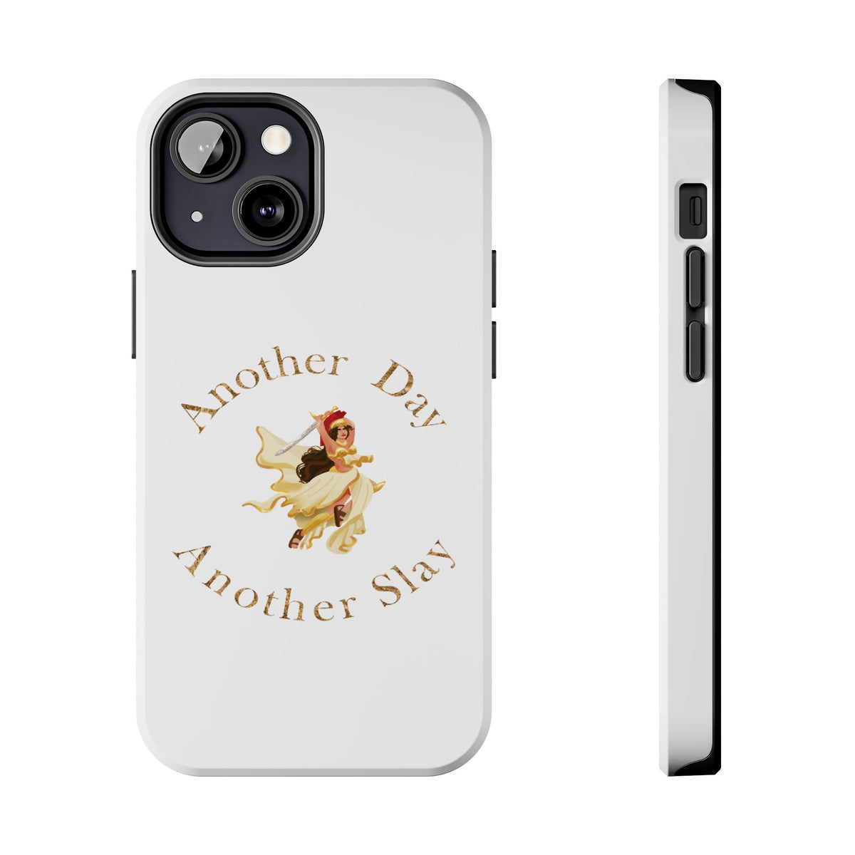 Another Day Another Slay phone case | Vintage Pinup Warrior design