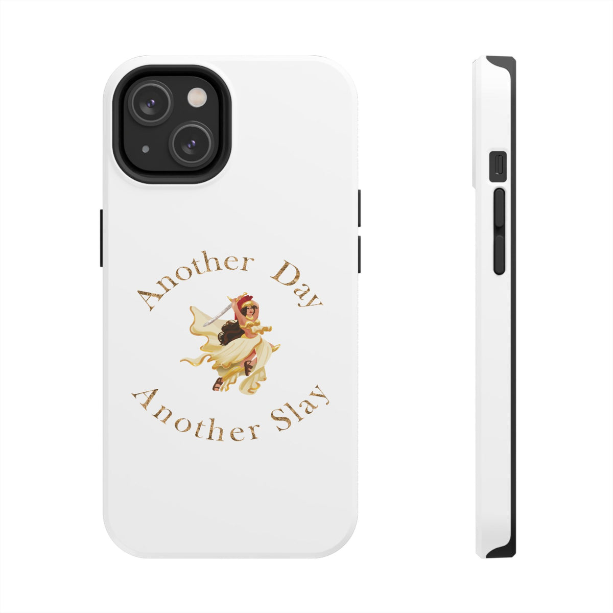 Another Day Another Slay phone case | Vintage Pinup Warrior design