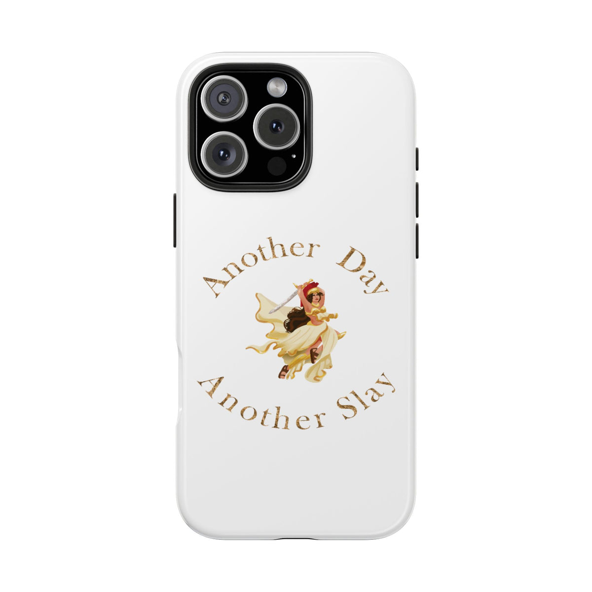 Another Day Another Slay phone case | Vintage Pinup Warrior design
