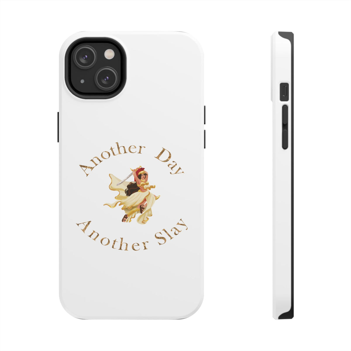 Another Day Another Slay phone case | Vintage Pinup Warrior design