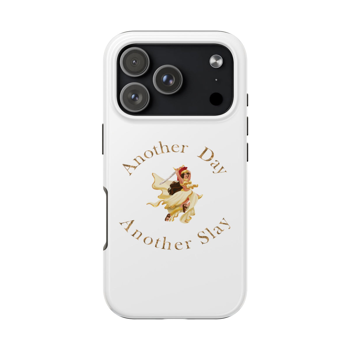 Another Day Another Slay phone case | Vintage Pinup Warrior design