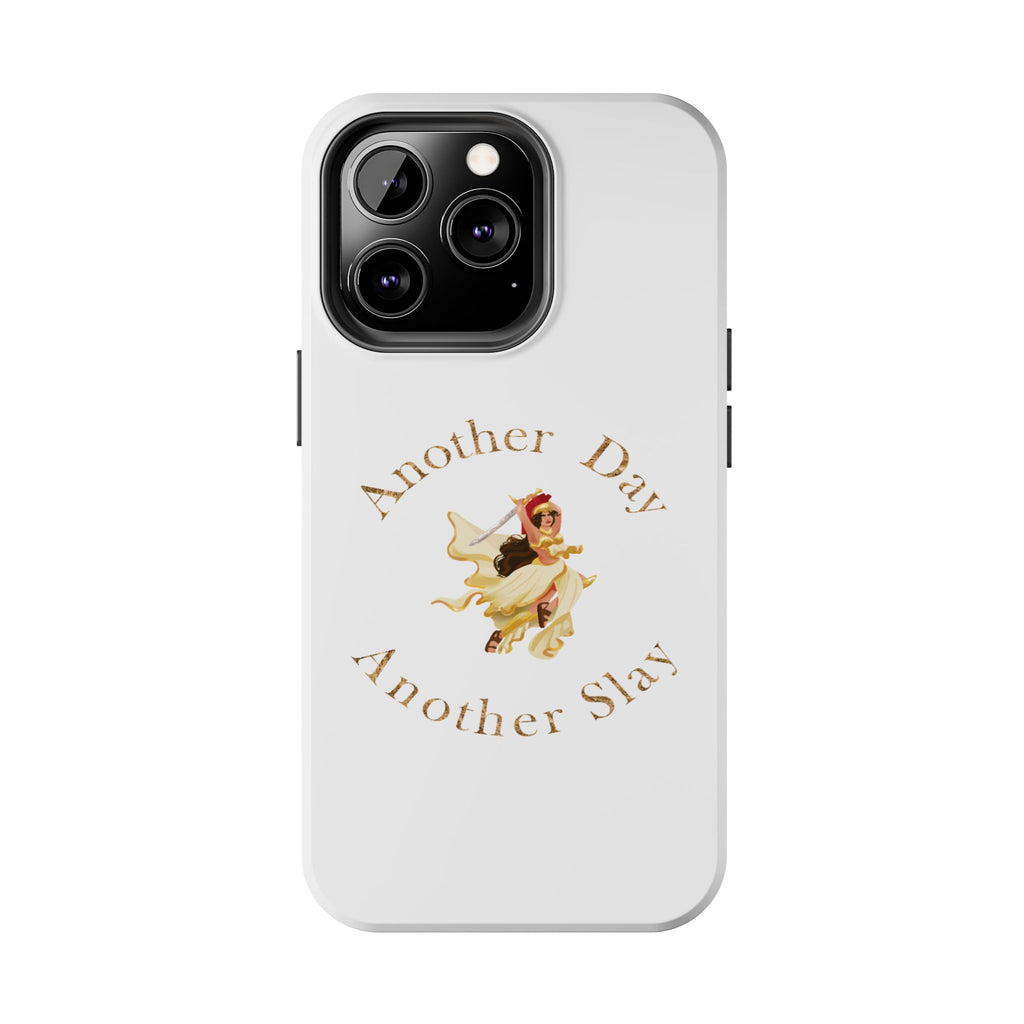 Another Day Another Slay phone case | Vintage Pinup Warrior design
