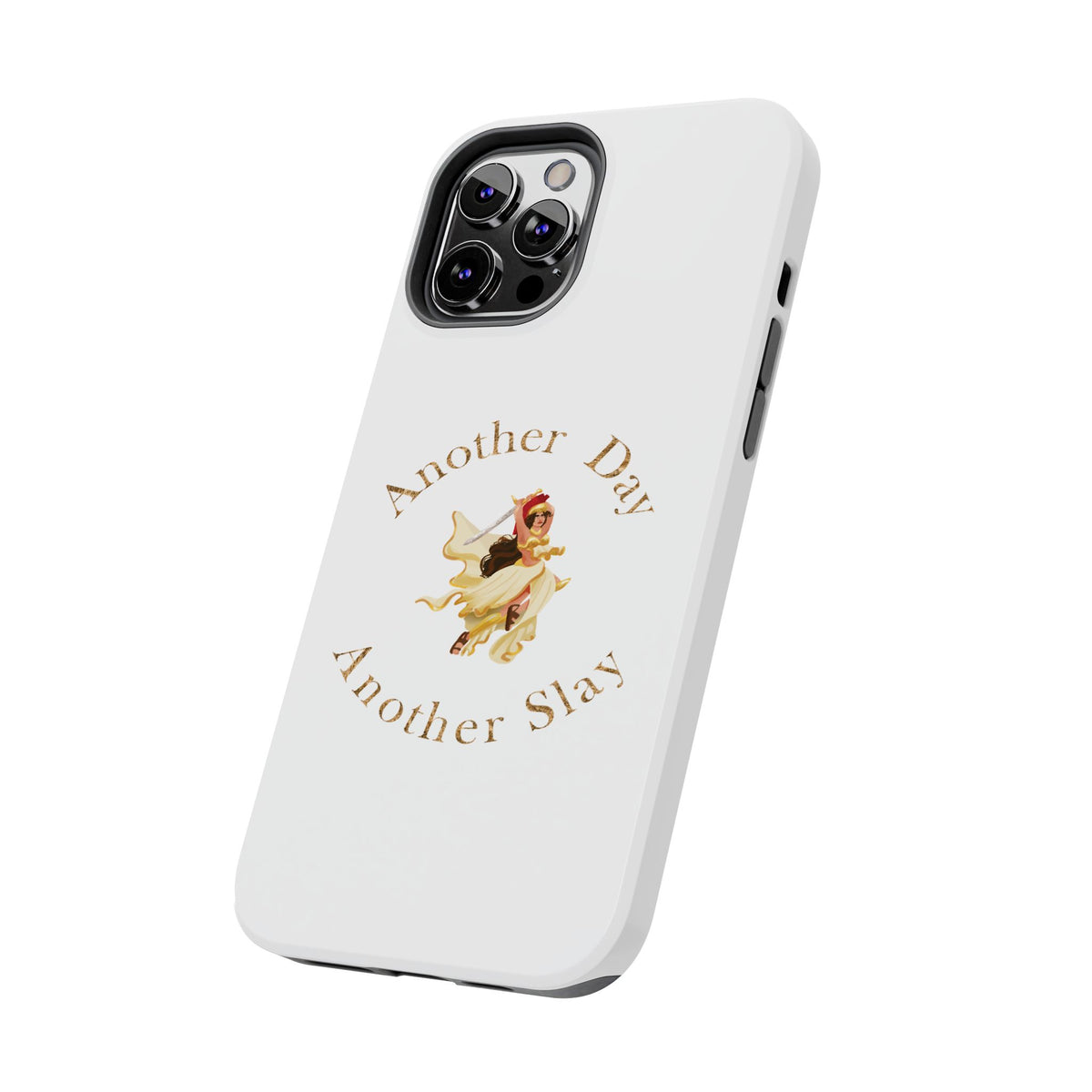 Another Day Another Slay phone case | Vintage Pinup Warrior design